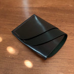 Canyon Wallet ~ Burgundy/ Black Shell Cordovan