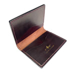 Bifold Wallet ~ Burgundy Shell Cordovan