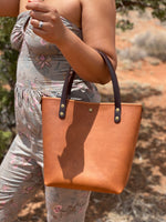 Lotus Crossbody Tote ~ Natural