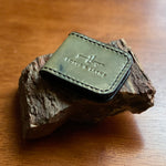 Cash Clip ~ Reversed Black Shell Cordovan