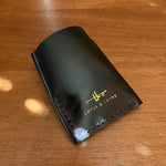 Canyon Wallet ~ Burgundy/ Black Shell Cordovan