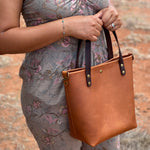 Lotus Crossbody Tote ~ Natural