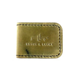 Cash Clip ~ Reversed Black Shell Cordovan