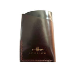 Canyon Wallet ~ Burgundy/ Black Shell Cordovan