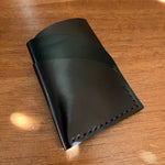 Canyon Wallet ~ Burgundy/ Black Shell Cordovan